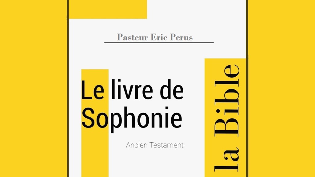 Le livre de Sophonie